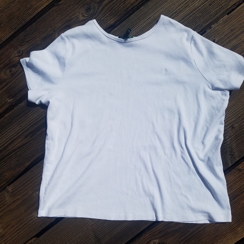 Polo by Ralph Lauren White crew neck sz 3x